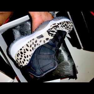 Animal print jordan 1s size 7W brand new